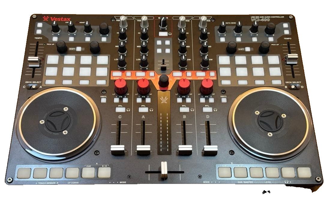 Vestax VCI-400 DJ Controller 4-Channel Free Shipping From Japan