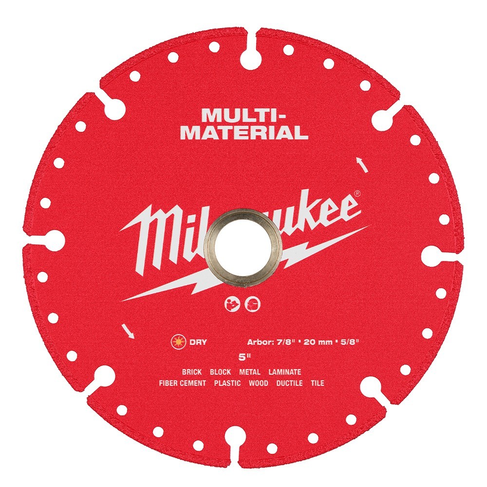 Milwaukee 49-93-9605 5 in Multi-Material Diamond Blade