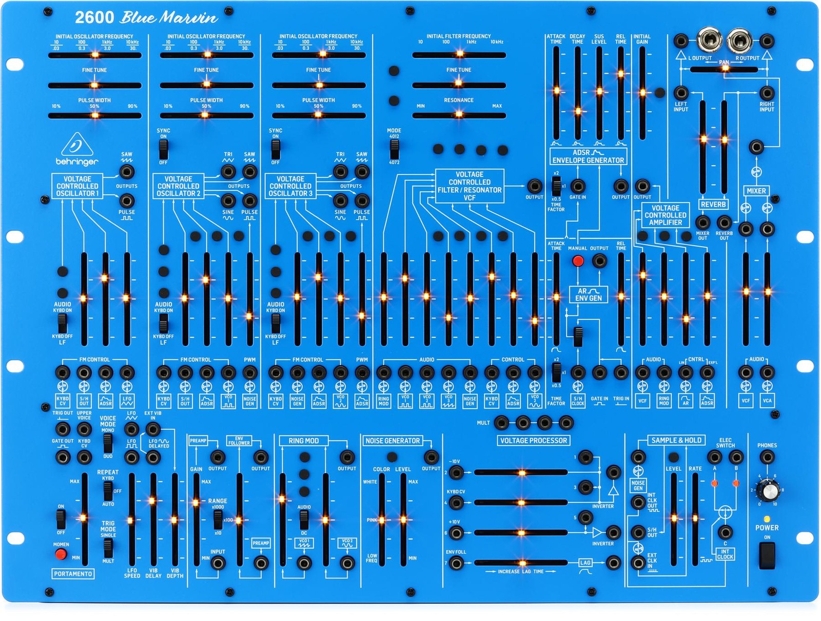 Behringer 2600 Blue Limited-Edition Analog Semi-modular Synthesizer
