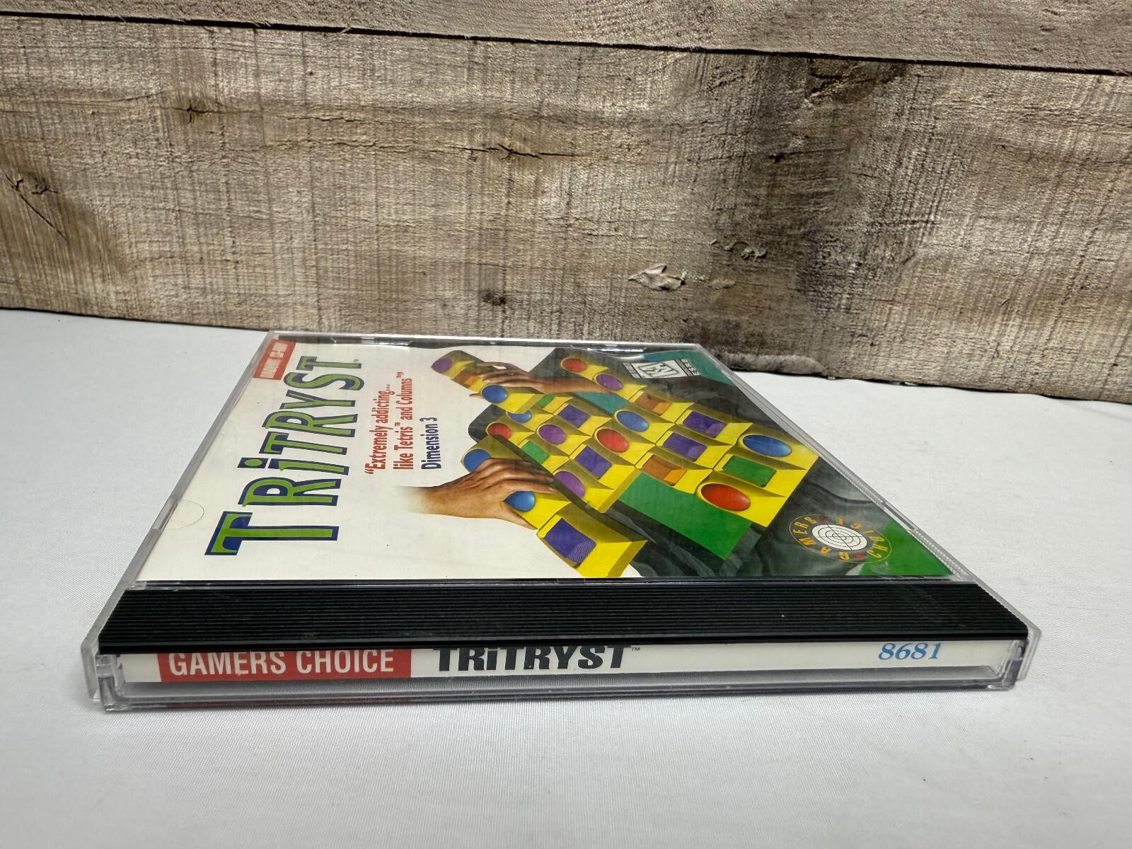 TriTryst PC 1995 Windows Virgin Interactive CD ROM Like Tetris and columns
