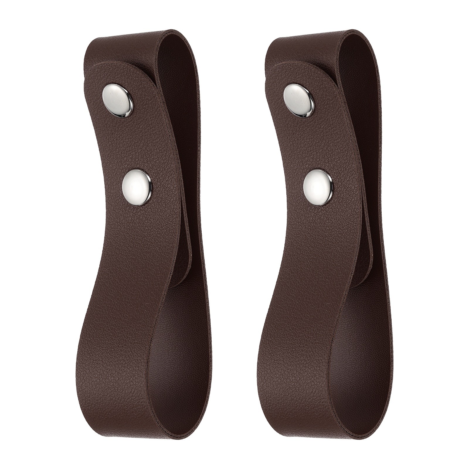2 Pcs Equestrian Whip Holsters, PU Leather Whip Holder, Coffee