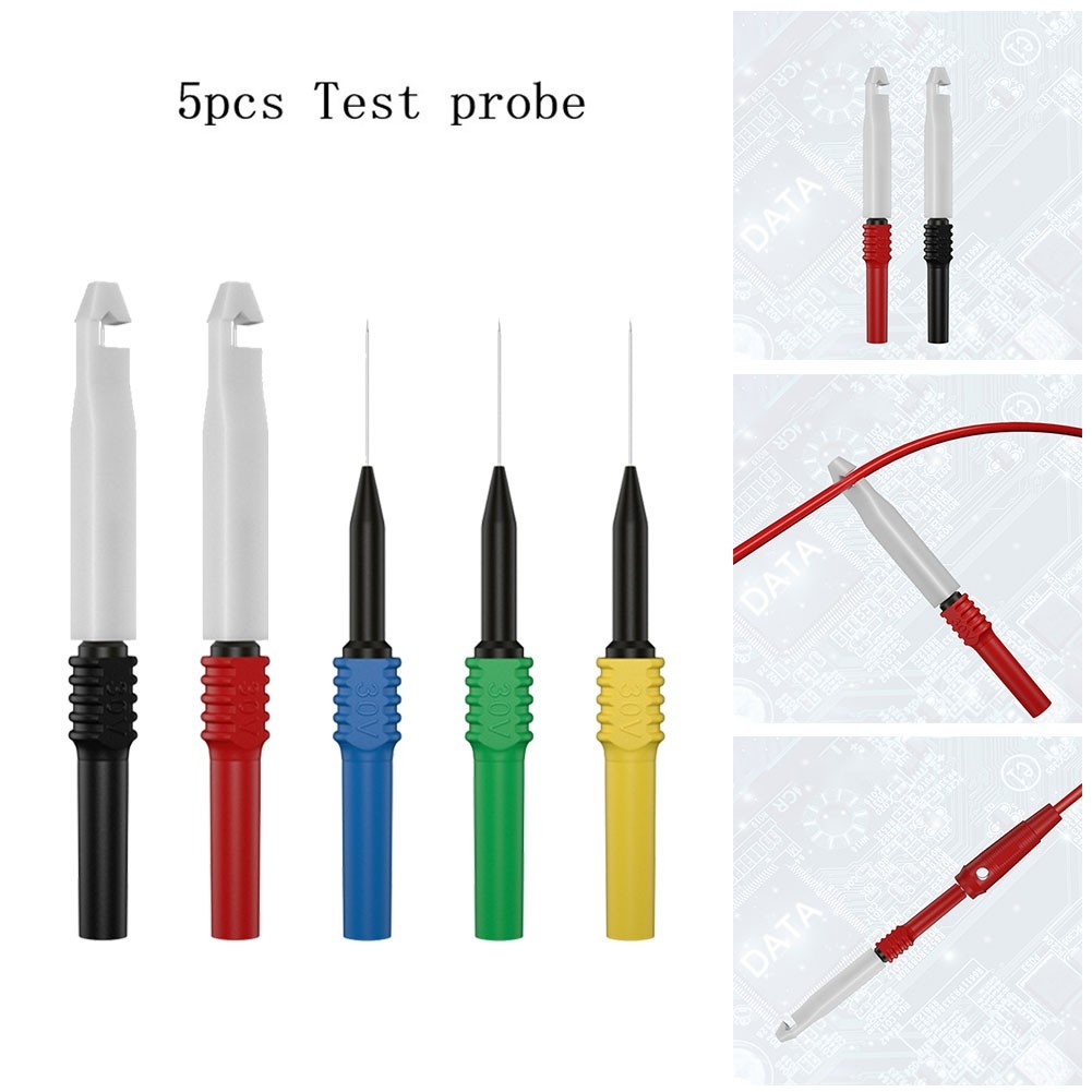 Test Probe Multimeter Tools 30-60V/30A 4mm AC/DC Head/Needle Insulated
