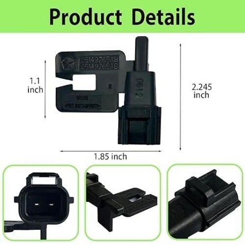 Ambient Air Temperature Sensor with Plug Wired Pigtail