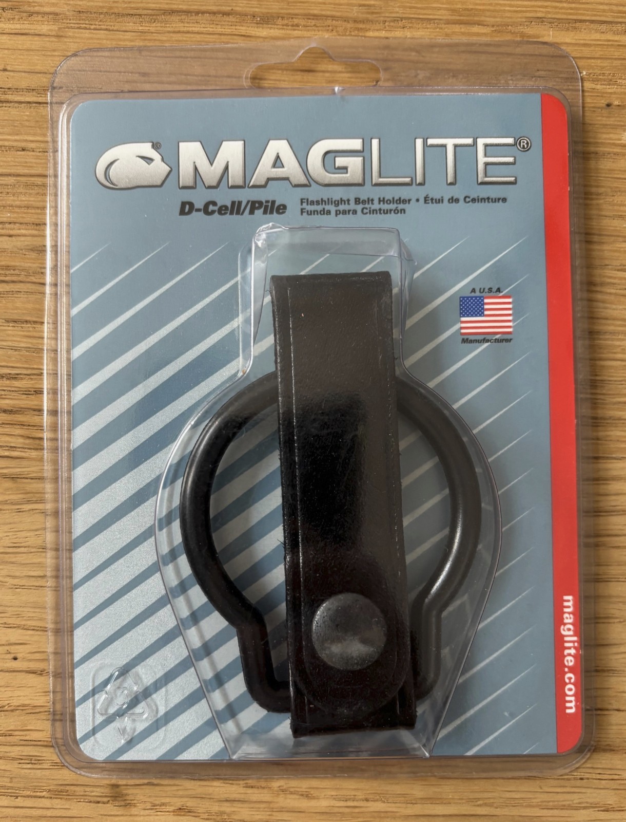 Maglite D-Cell Flashlight Belt Holder ASXD036 - New