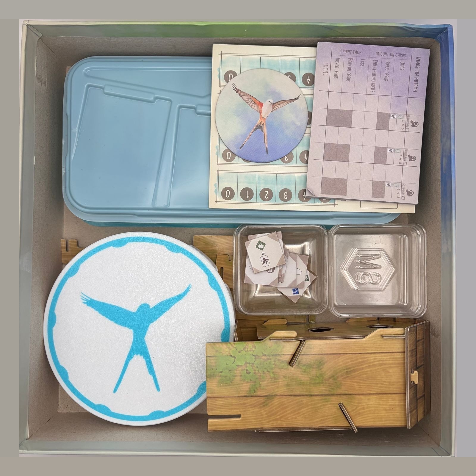 Wingspan Magnetic Organizer Board Game Storage Tray