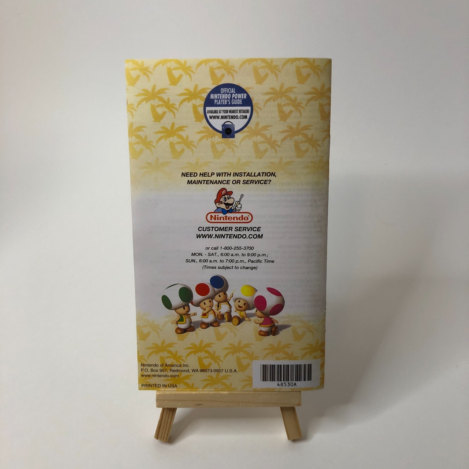 Replacement Manual for Super Mario Sunshine Nintendo GameCube