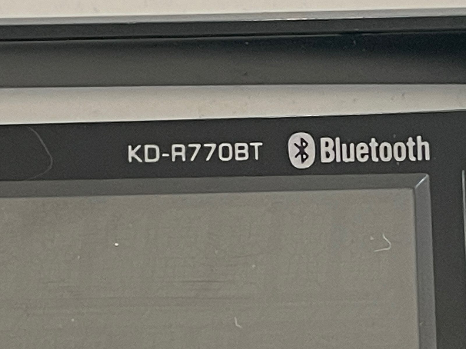 JVC KD-R770BT CAR STEREO ONLY ONLY JVC KD-R770BT FACEPLATE ONLY OEM🟠