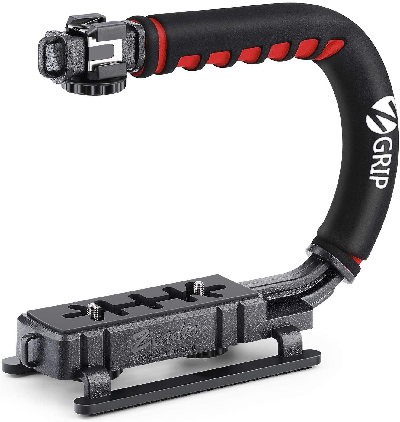DSLR Camera Stabilizer Handle Grip w/ Cold Shoe Video Action Rig