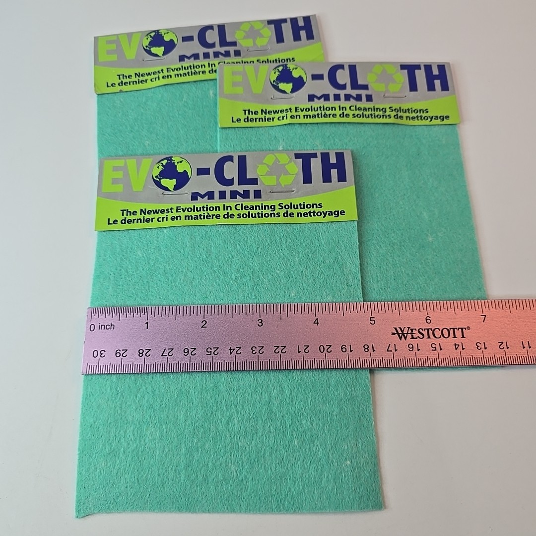 Evo-Cloth Mini Cleaning Solution Super Absorbent Reusable Eco-Friendly Pack Lot