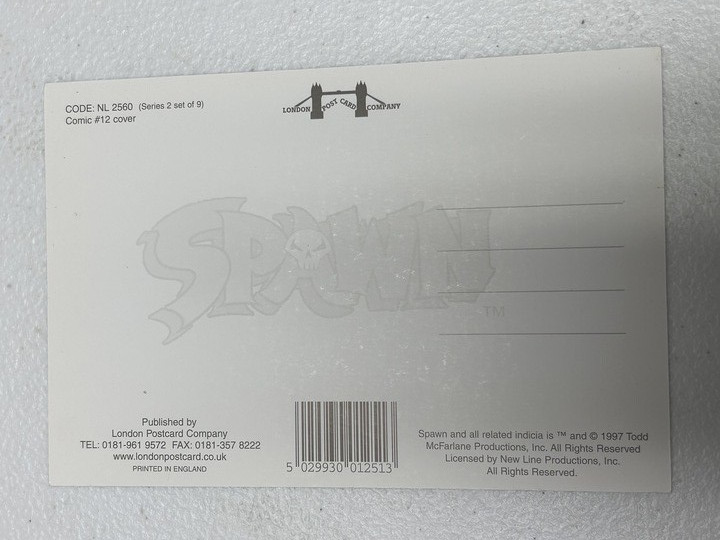1997 Spawn Postcard SET OF 5 Todd McFarlane