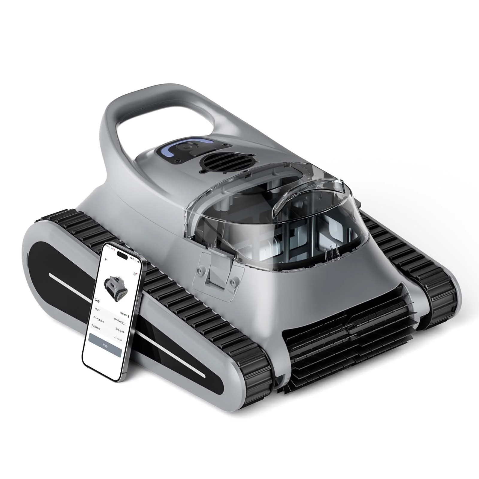 Seauto Cordless Robotic Pool Cleaner Sonar Navigation 3 Modes Automatic Open Box