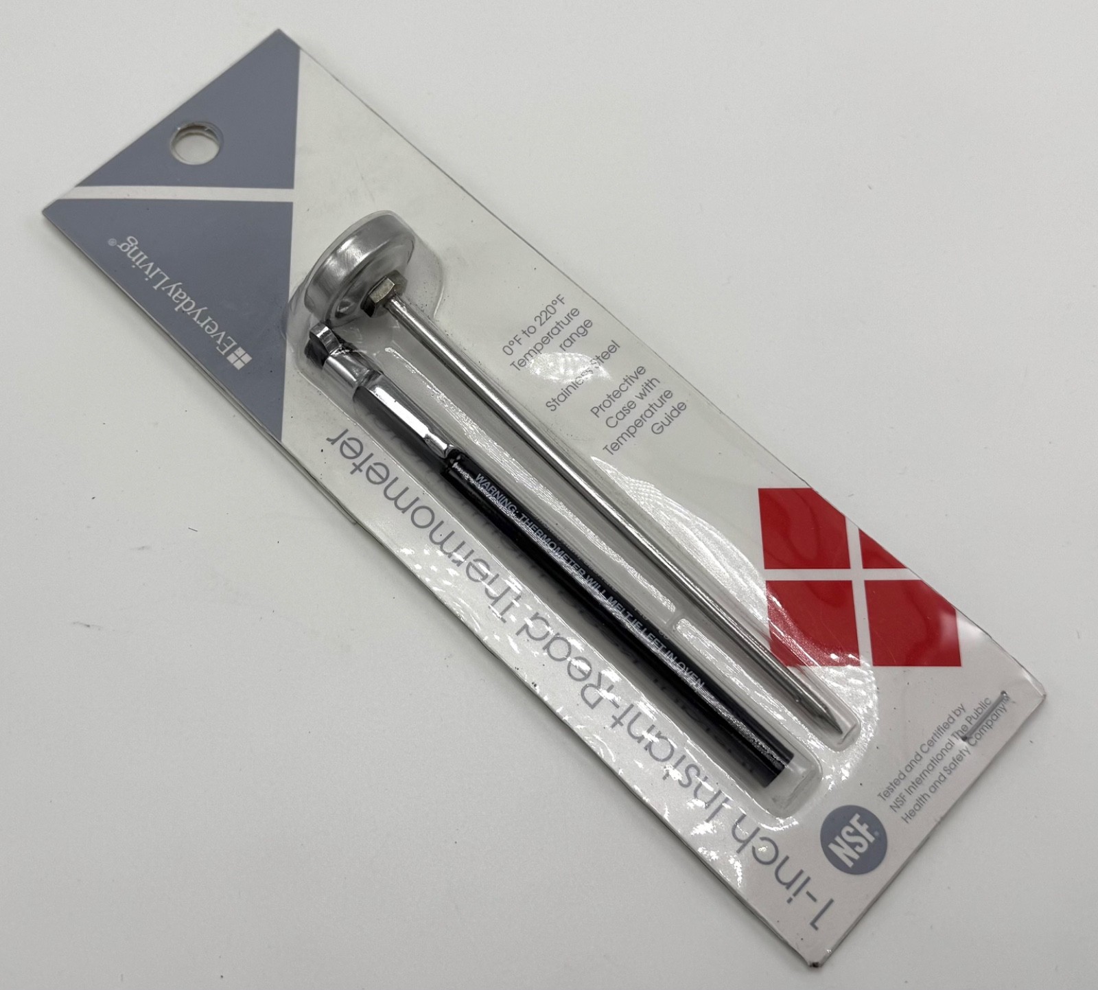 Everyday Living 1-In. Stainless Steel Meat Thermometer NSF Certified