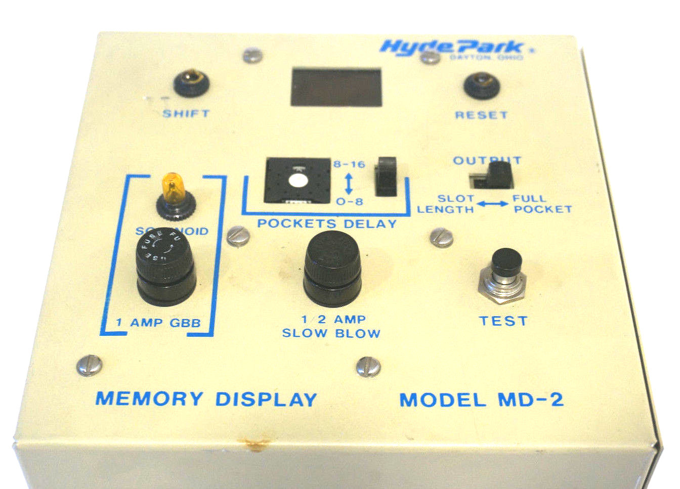 PARTS ONLY HYDE PARK MD-2 MEMORY DISPLAY MD2