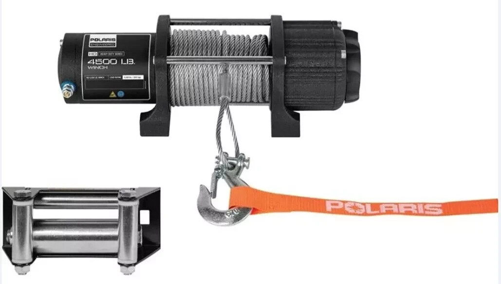 Polaris OEM HD 4500LB Winch w/Mount 2019-2025 General Models UTV SXS 2883860