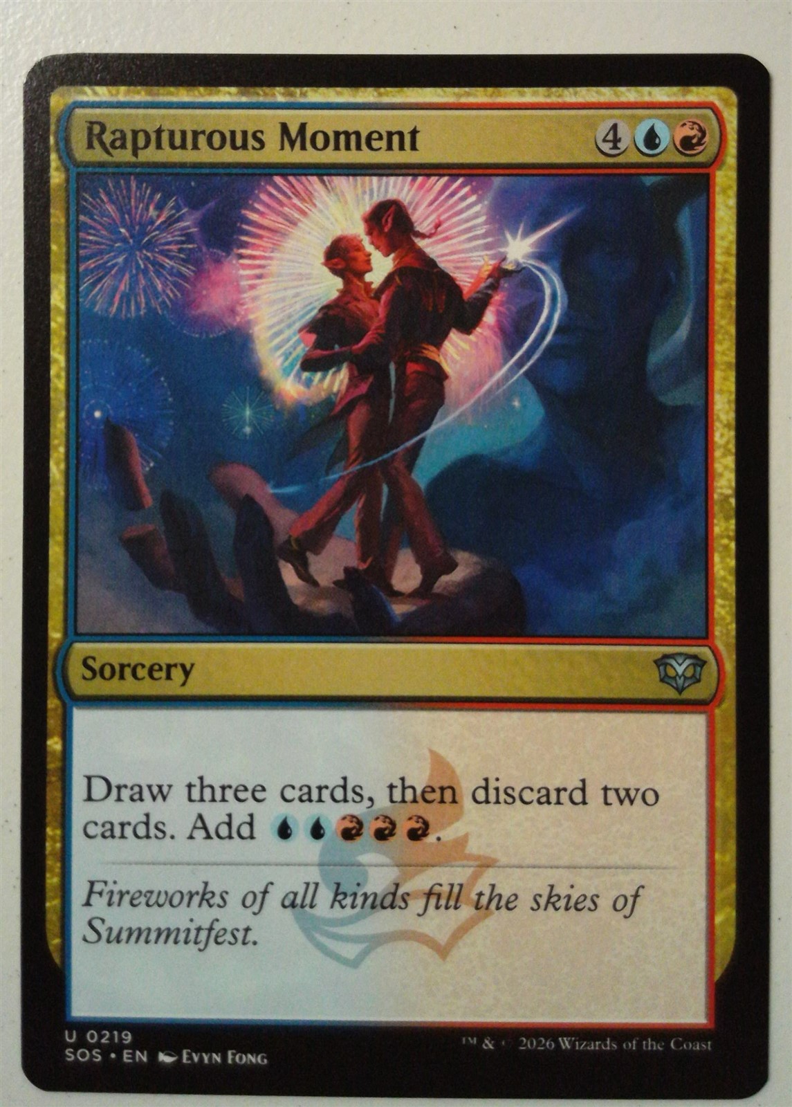Rapturous Moment *Uncommon* Magic MtG x1 Secrets of Strixhaven