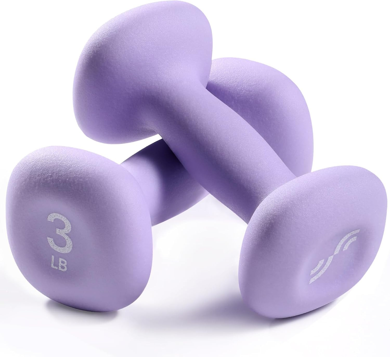 Neoprene Dumbbells Set of 2, 2,3, 5, 8, 10Lb Hand Weights for Women, Non-Slip Er
