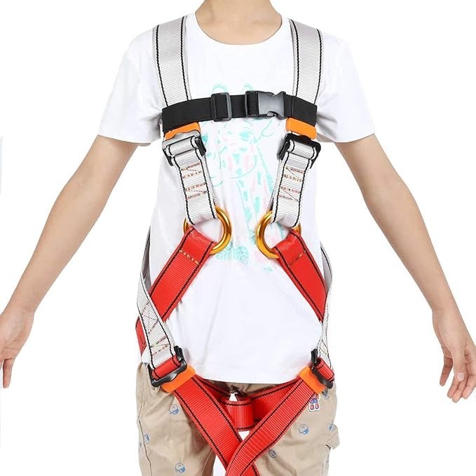 Kids Climbing Belt, Youth Full Body Safety Belt for Outdoor Expanding Training