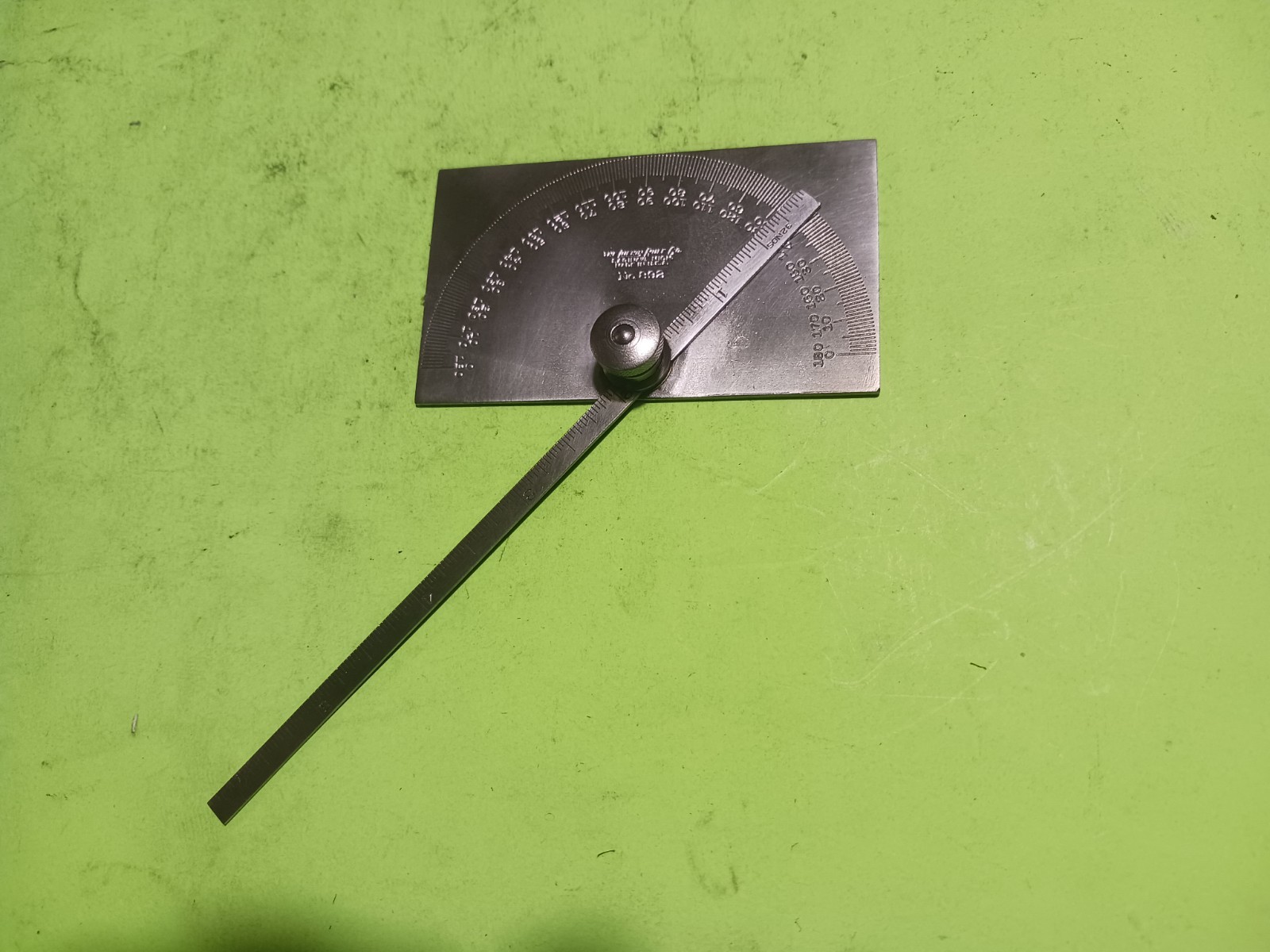 VTG Lufkin Rule No. 892 Protractor Depth Angle Gage Gauge with No. 2310 6" Rule
