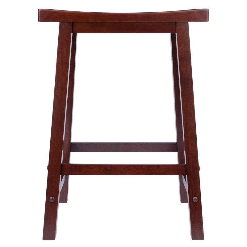 Saddle Seat Counter Stool Beechwood Bar Stool Backless Kitchen Seating New