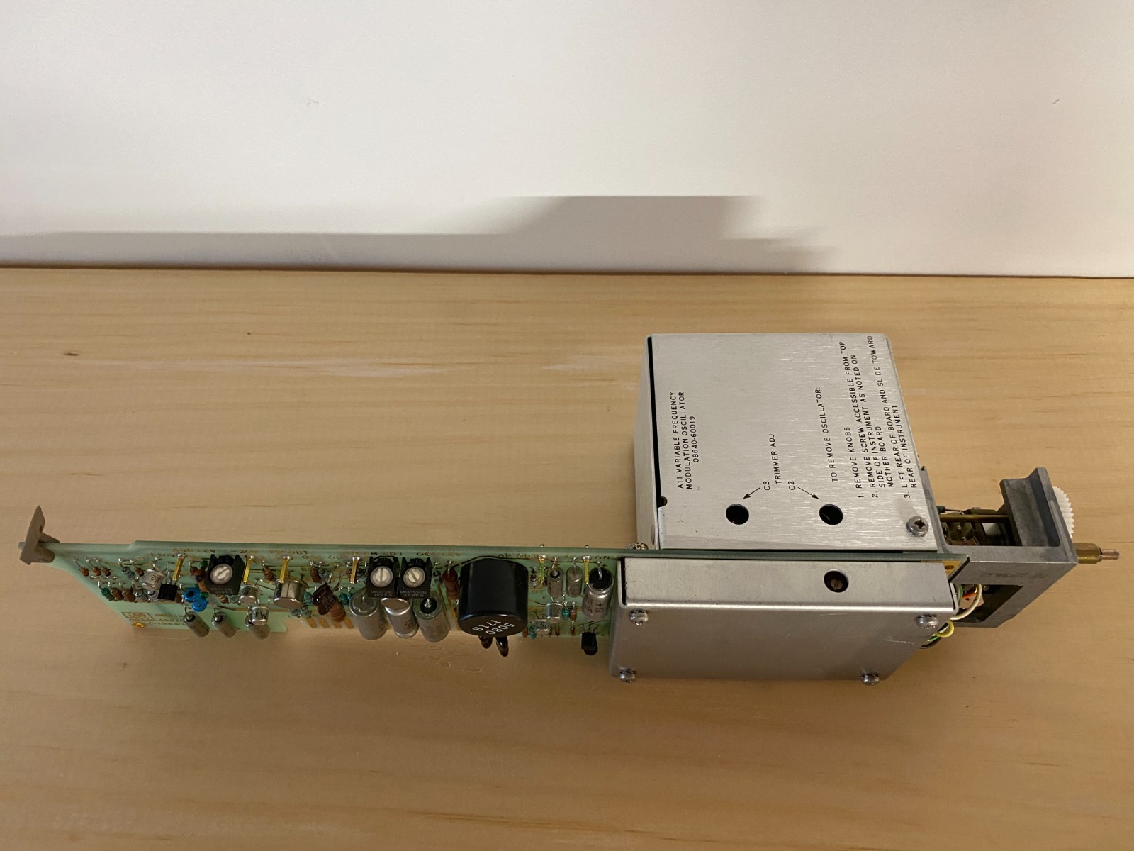 HP 8640B -A11 Module, w/knobs (Variable Freq Modulation), opt 001, FULLY TESTED!
