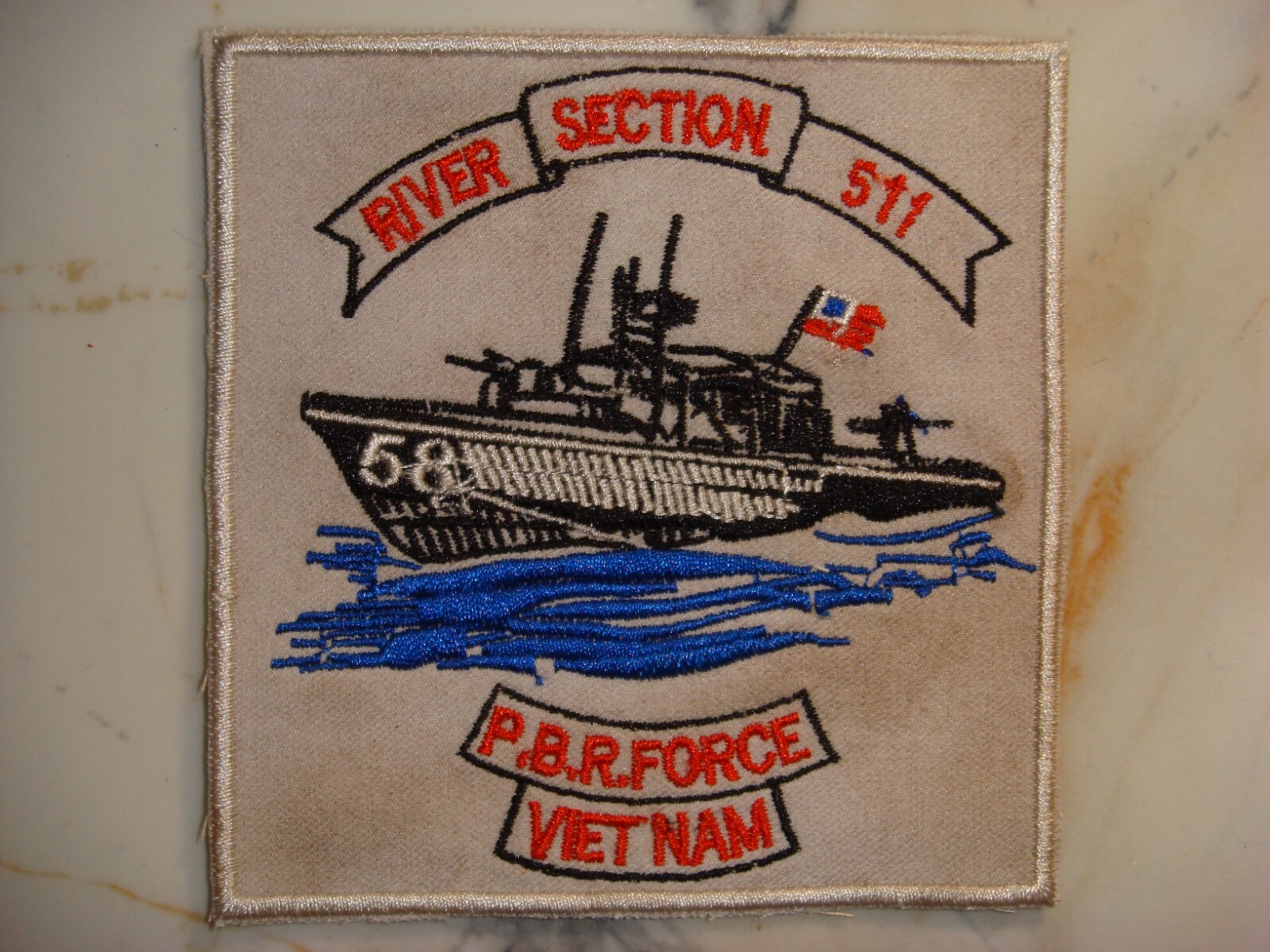 US Navy RIVER SECTION 511 PBR FORCE VIETNAM  WAR  PATCH