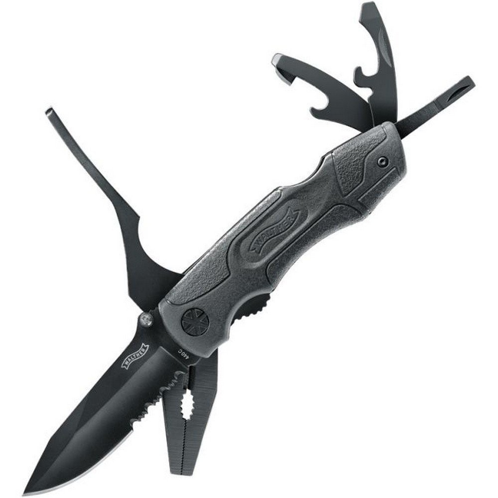 Walther MTK 2 Large Blade Black Nylon Handle Multi-Tool Knife - 5.0788-US