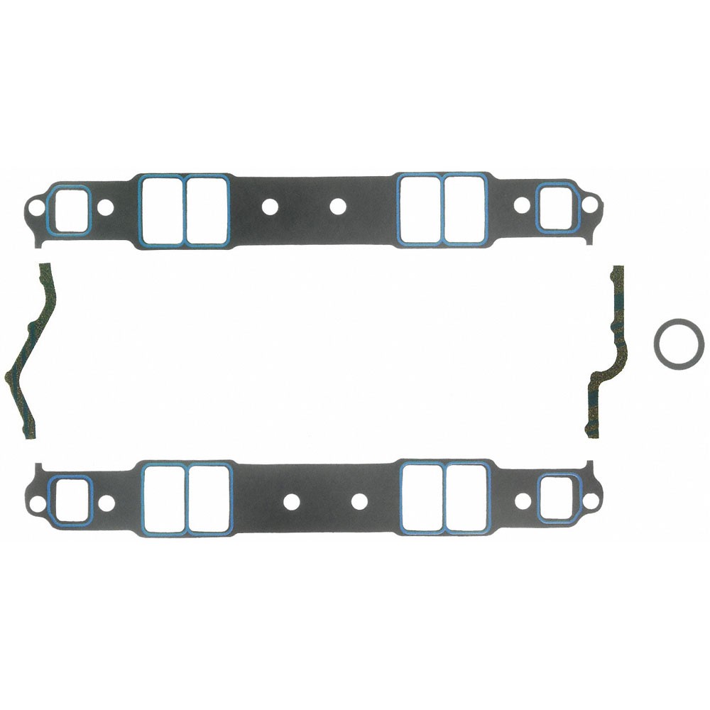Fel Pro Intake Gasket Set 1206; Composite w/ Printoseal, 2.21 x 1.31 in. for SBC