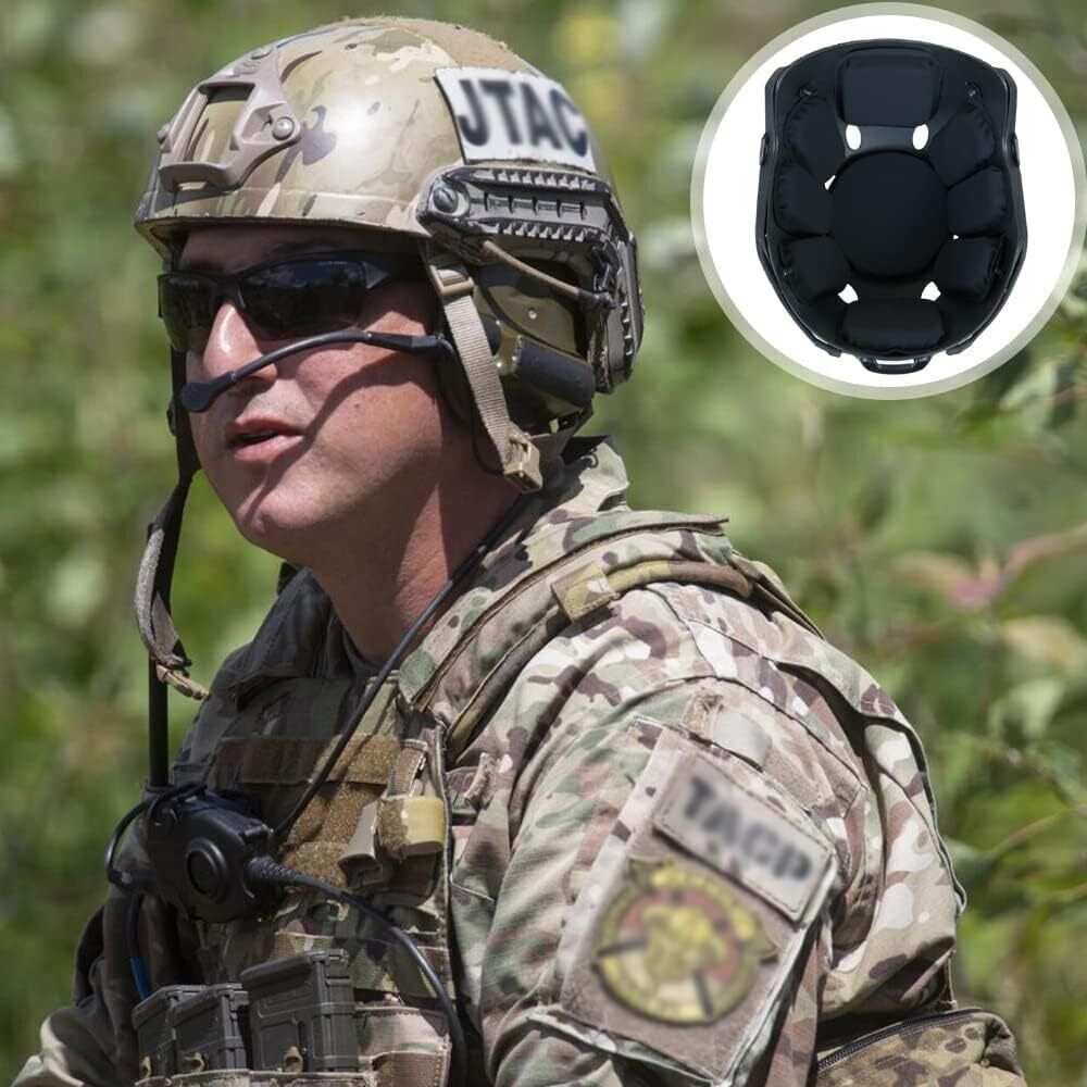 Tactical Helmet Protective Pads Replacement Set Memory Foam Pads Padding Kits