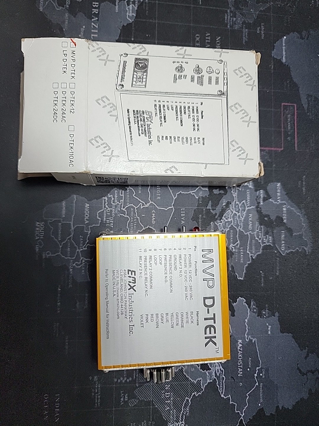 EMX D-TEK-24VAC Vehicle Loop Detector 24V 11-Pin (NEW)