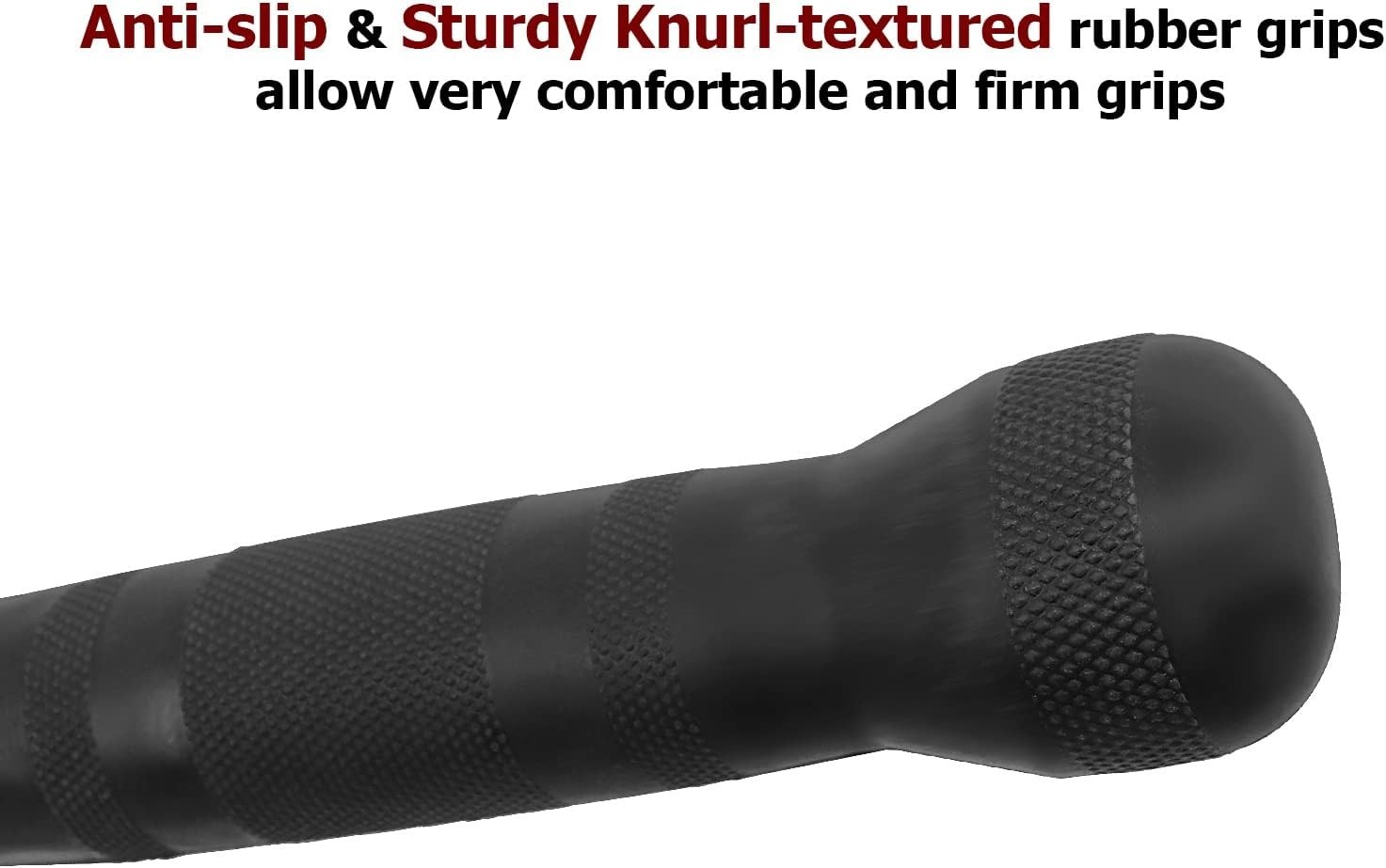 Curl Pulldown Bar with Rubber Handle LAT Pulley Curl Bar for Cable Pulley System