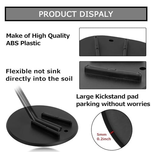 Coaster Puck Pad Kickstand Pad for Motorcycles - Support Plate