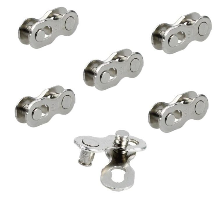 6 Pairs 11 Speed Steel Bike Chain Link, Reusable Bicycle Missing Link, Bicycle