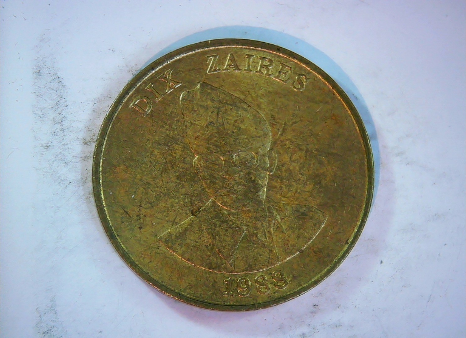 Turkey 1988 10 Lira Turkey 10 Lira (Atatürk portrait; 'BANQUE DU ZAIRE' reverse