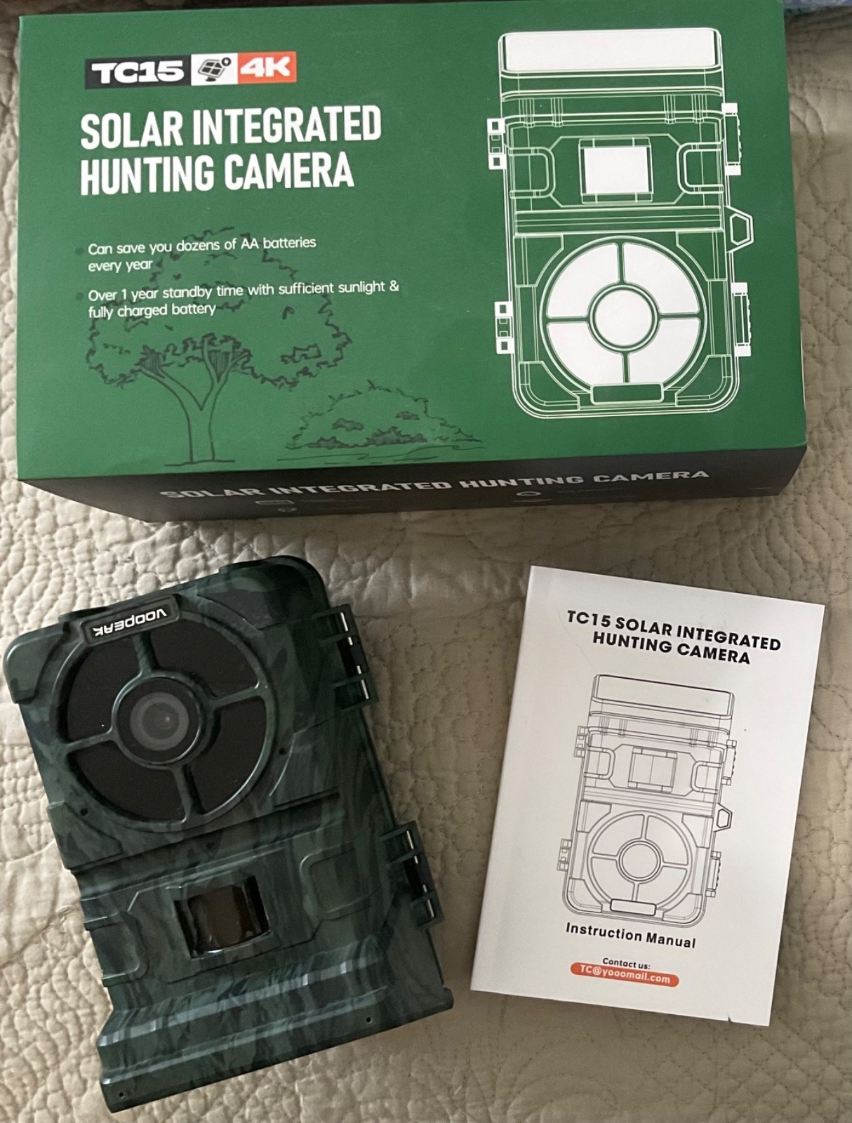 TC15 4K Solar Integrated Hunting Camera