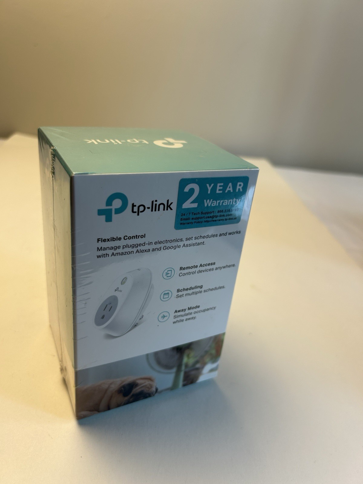 TP Link HS100 White Kasa Smart Wi-Fi Plug Alexa Google Home Remote Access New