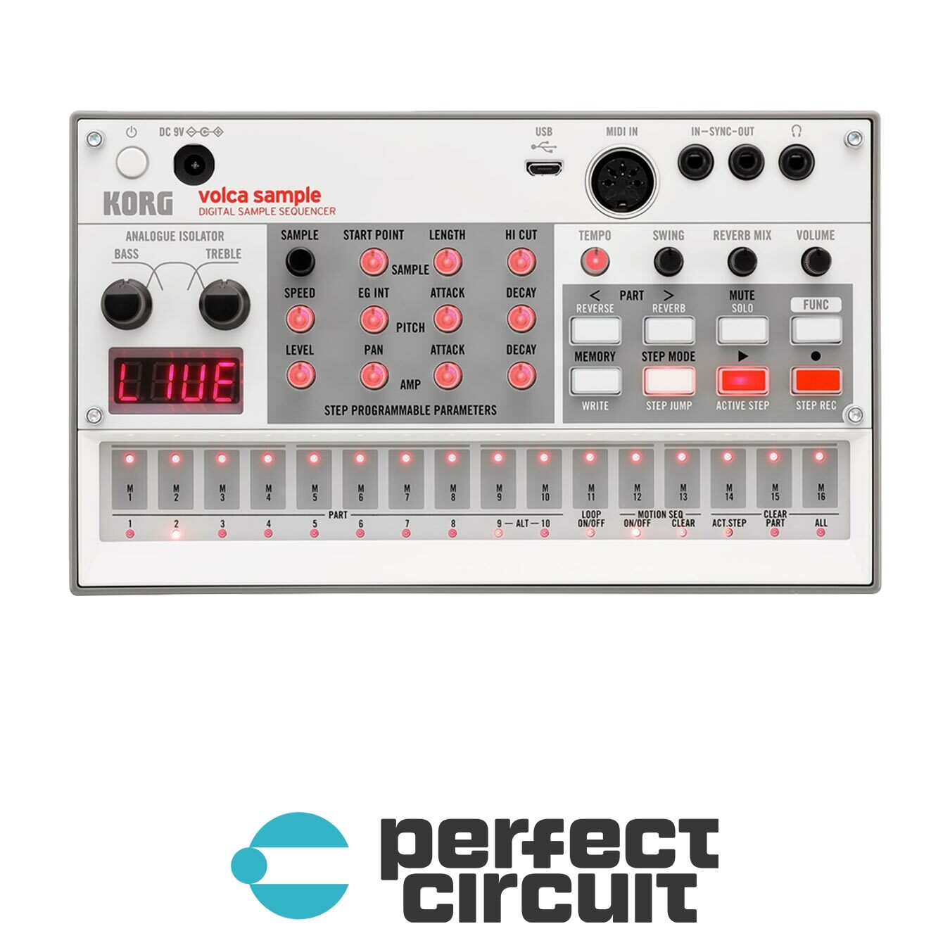 Korg Volca Sample 2 Compact Sequencer SAMPLER - NEW - PERFECT CIRCUIT