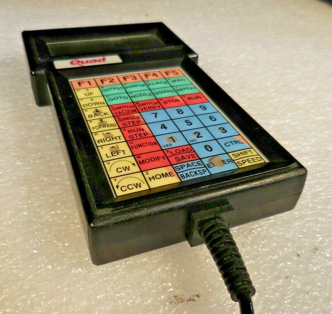 Quad Model 8045R2-1-PW Pick and Place Programming Terminals Controller