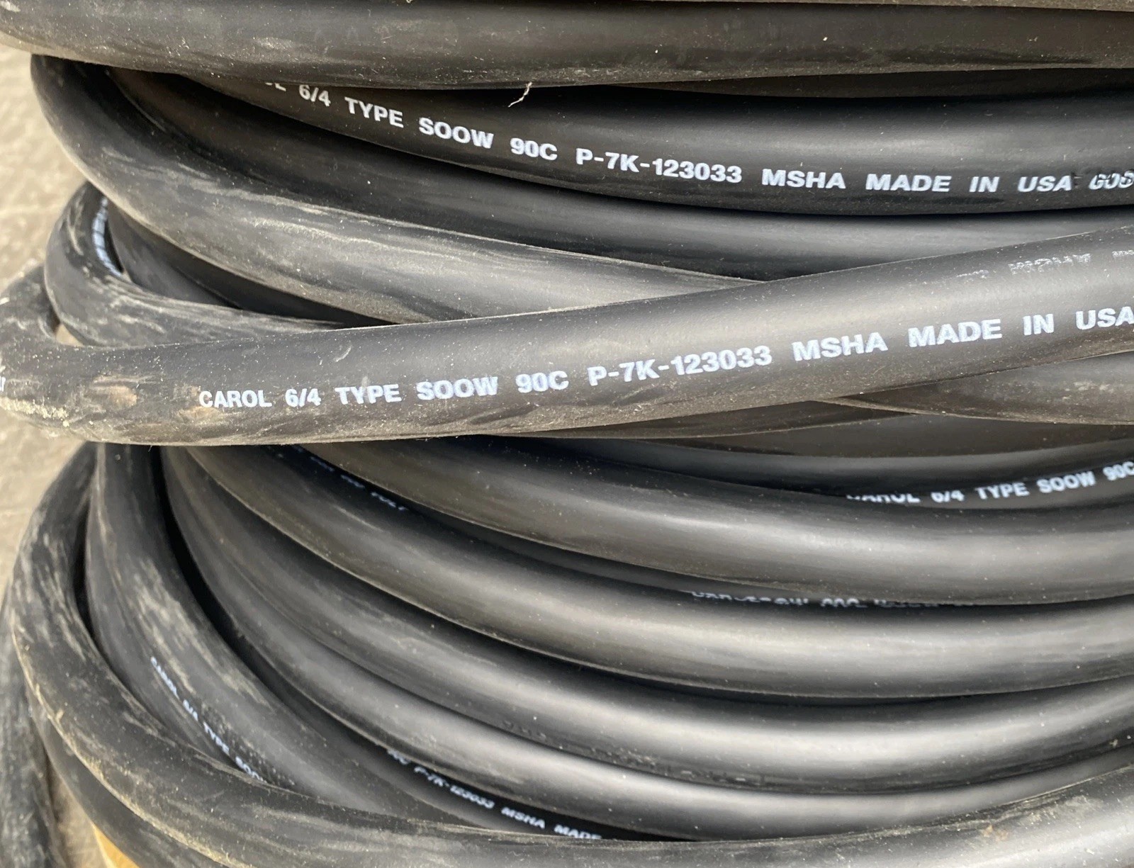 6/4 SOOW SO Cord 10 FT USA Portable Outdoor/Indoor 600 V Flexible Wire cable