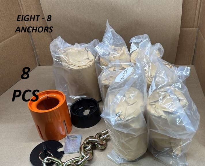 8 Floor Anchor Pot FRAME MACHINE 1 OF BEST ANCHORS REAL 10 TON HOLD HEAVY DUTY