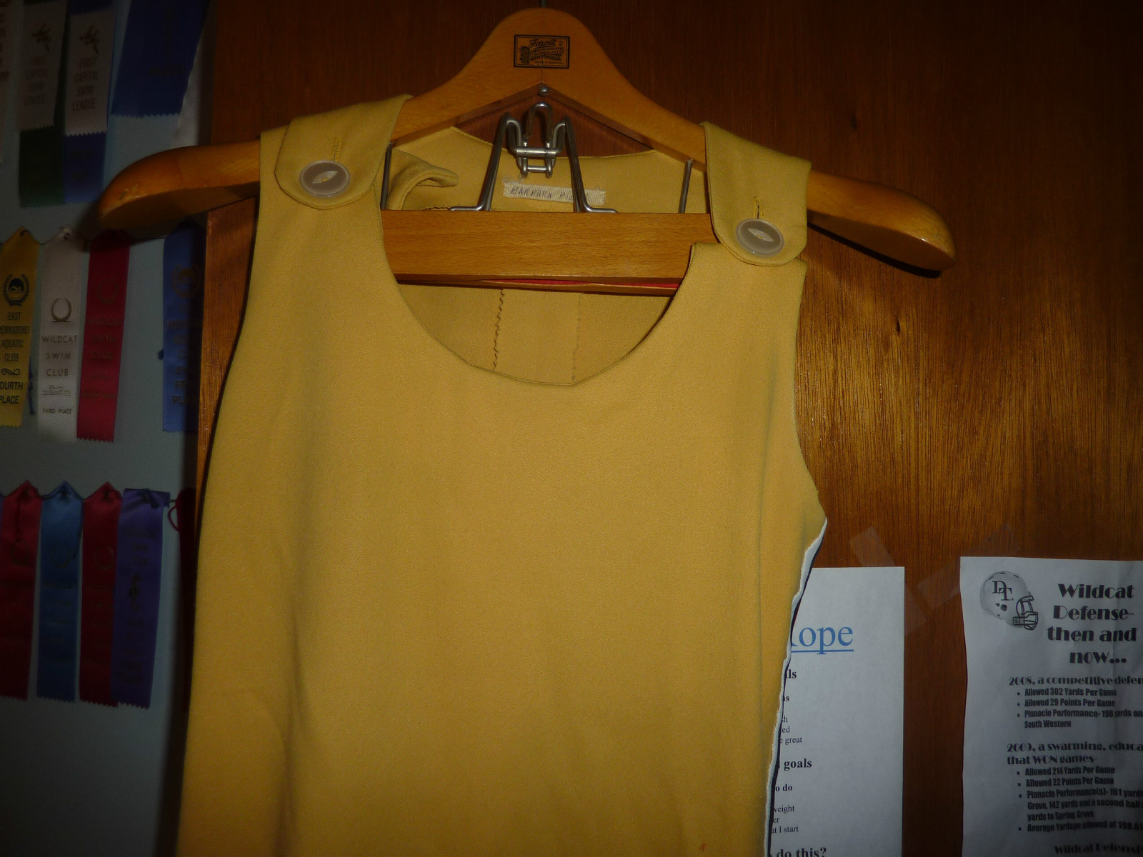 Gold Jump Suit Band Uniform Stye Pants