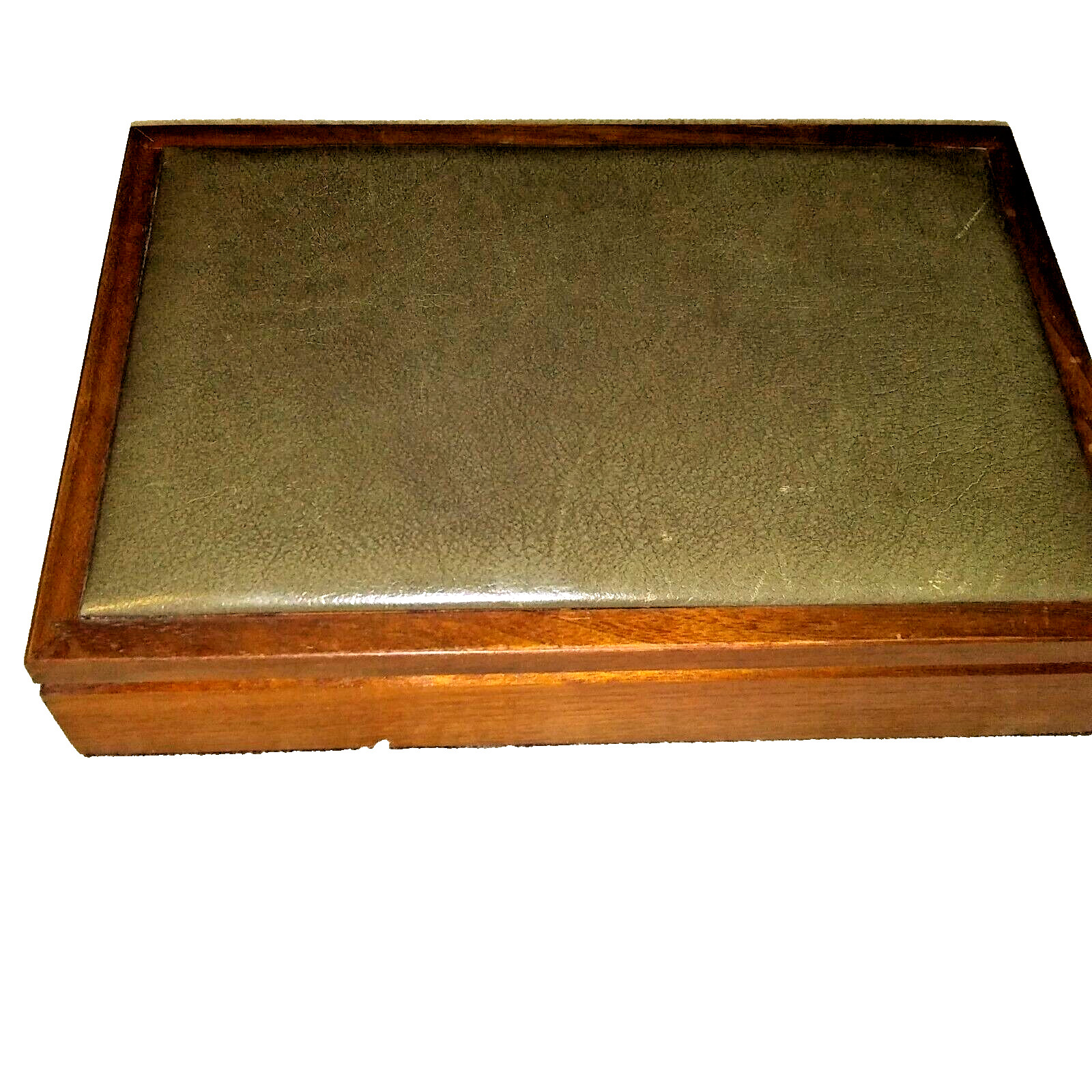 Dante Walnut The Continental Brown Men’s faux leather Top Jewelry Box