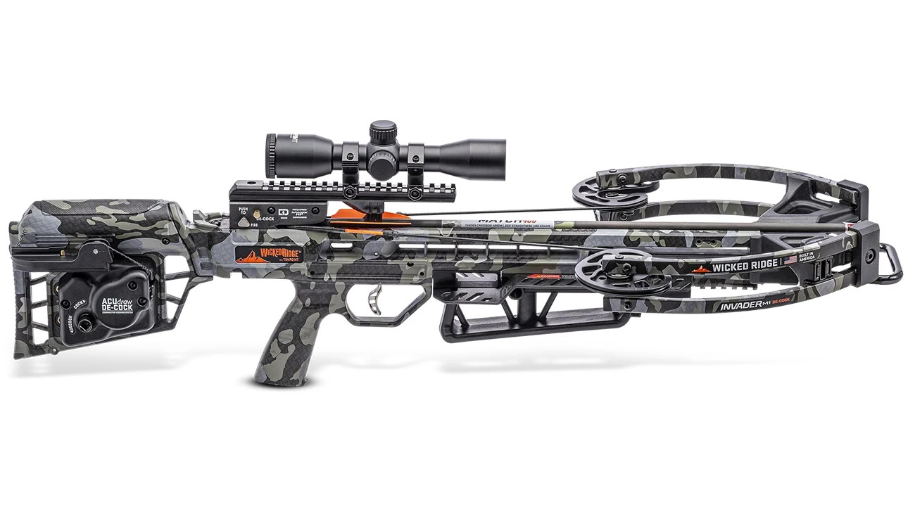 Wicked Ridge Invader M1 De-Cock Crossbow Package ACUdraw NEW IN BOX