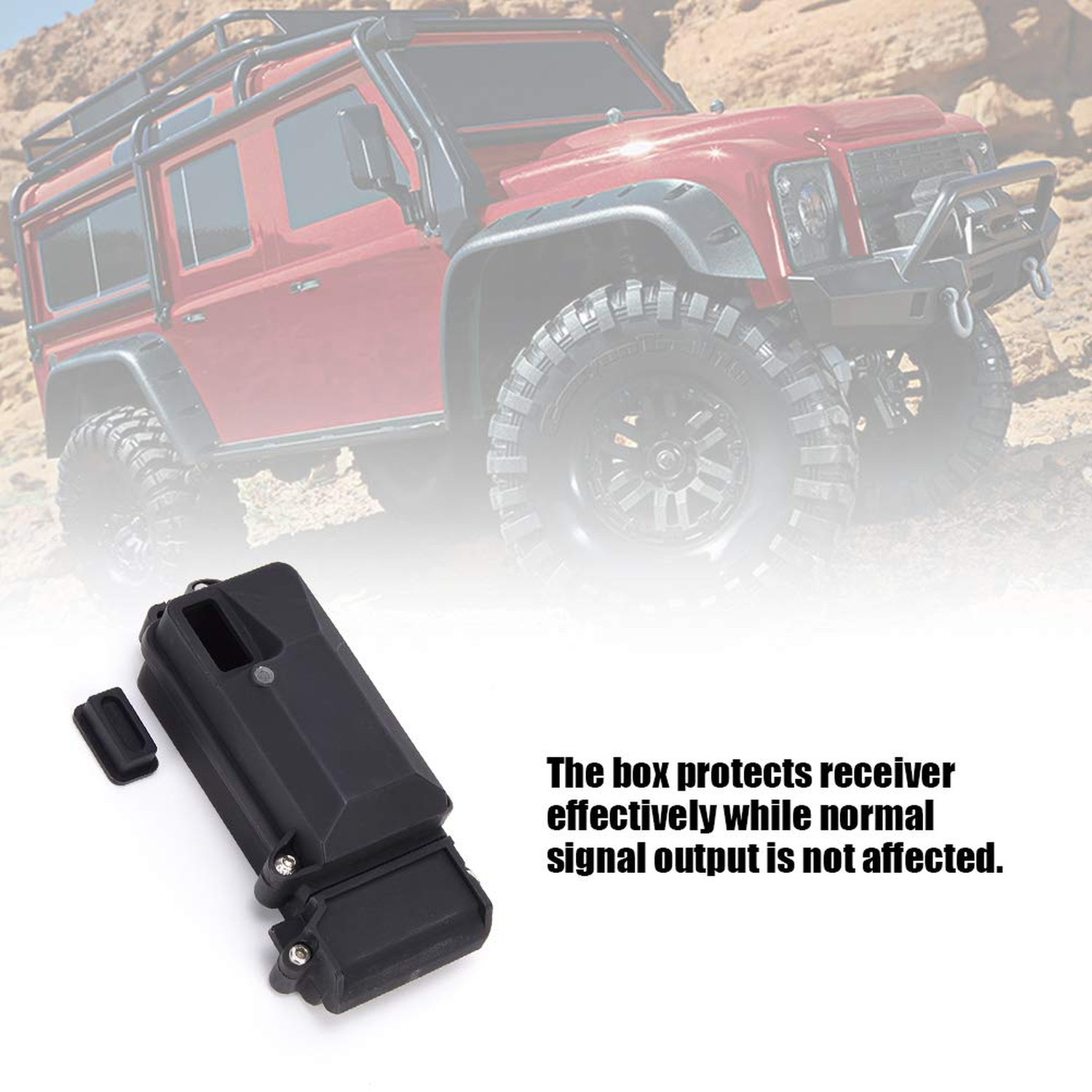 Smich RC Car Receiver Box, RC Receiver Box Protection Waterproof Easy to Inst...