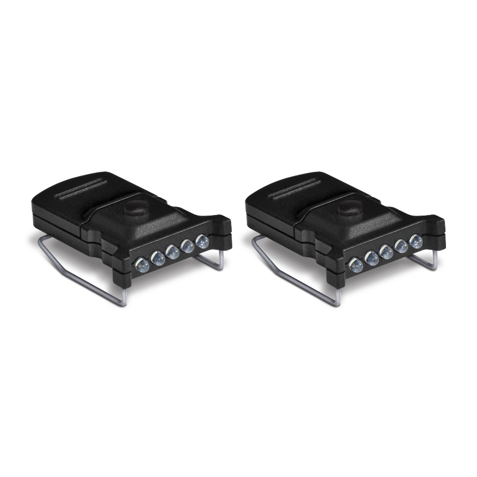 Cyclops Micro Hat Clip 10 Lumen Light w/ 5 LED White Bulbs - 2 Pack