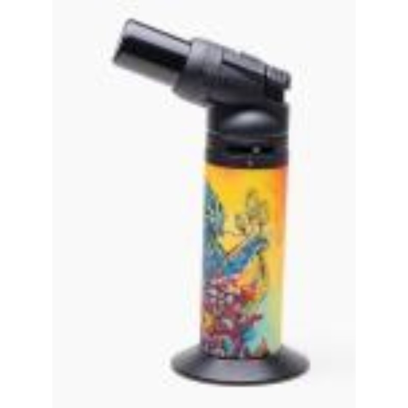 1x Torch Broiler Artist Series Butane Lighter Flame Refillable Windproof New 1ct