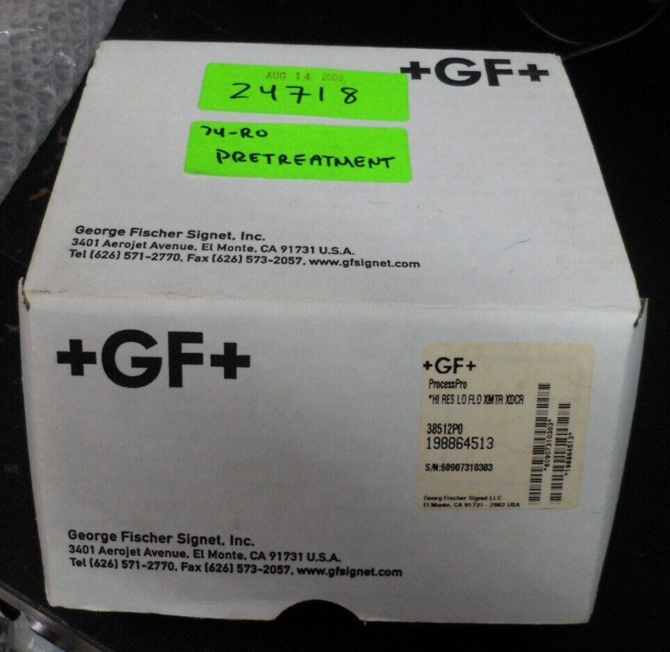 George Fisher Signet 8512 Rotor-X Paddlewheel Flow Sensor