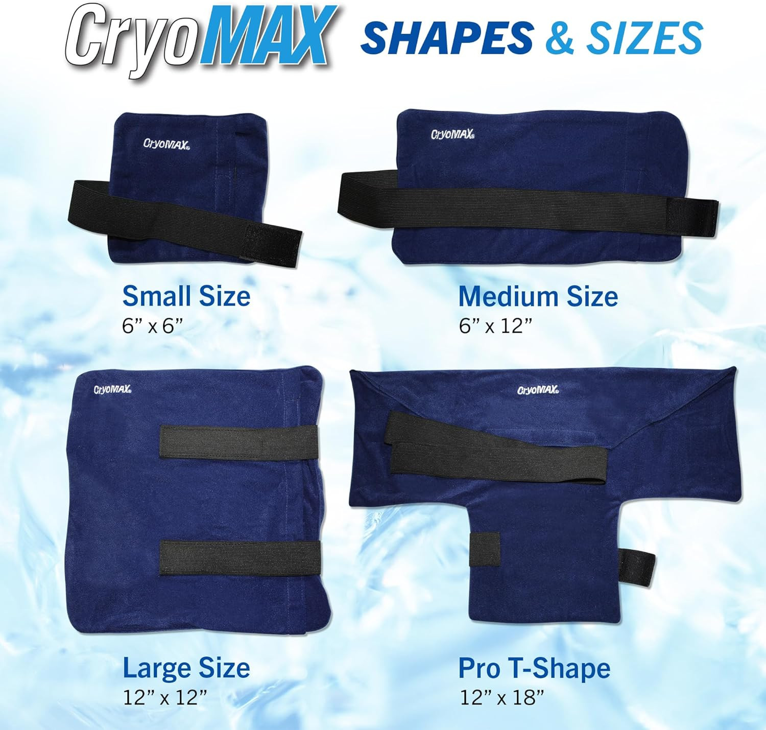 Cold Pack, 8 Hour Reusable Cold Therapy Ice Pack for Elbows, Knees, Neck + Mo...