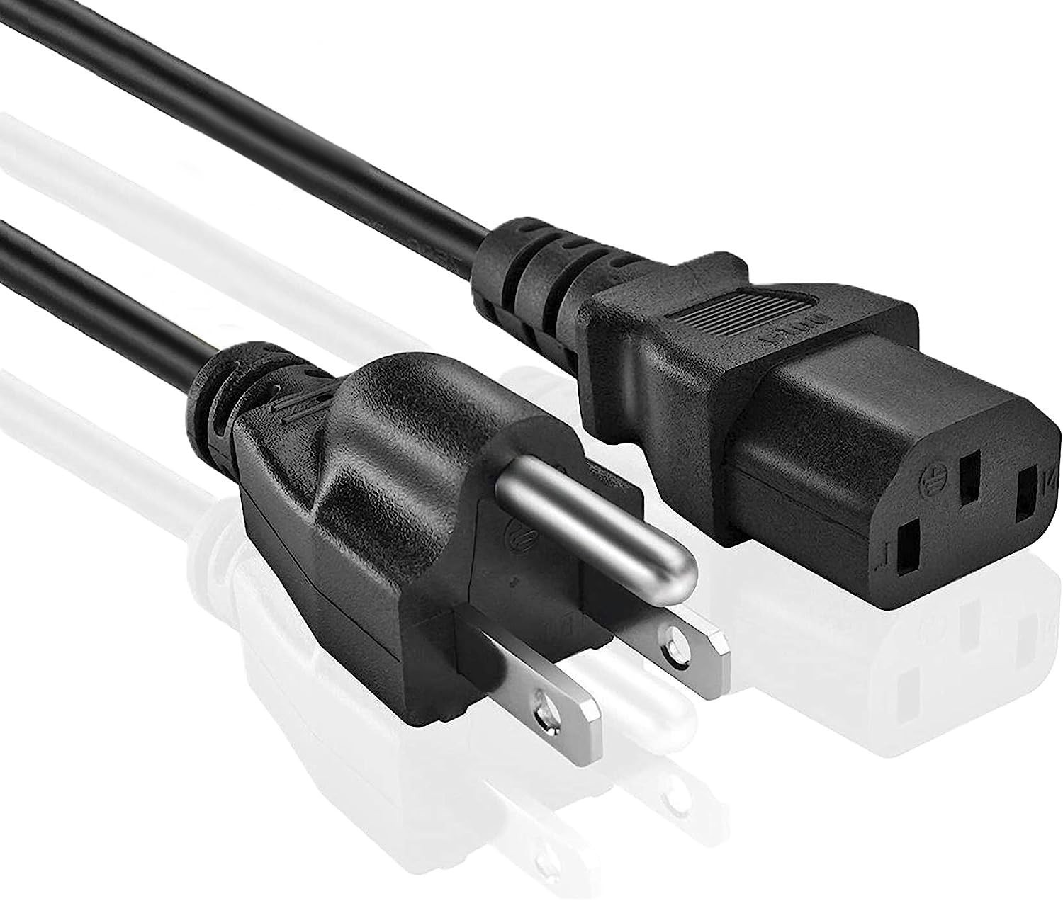 5 Feet 3 Prong AC Mickey Power Cord Cable for Dell Toshiba HP ASUS Laptop