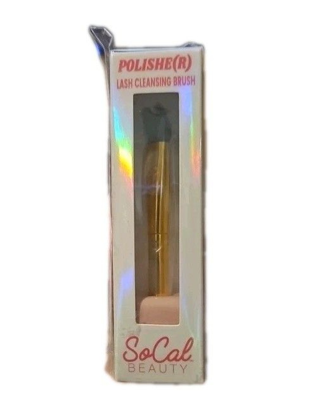 Polishe(r) Lash Cleansing Brush by SoCal Beauty - Ultra-Soft Synthetic Bristles
