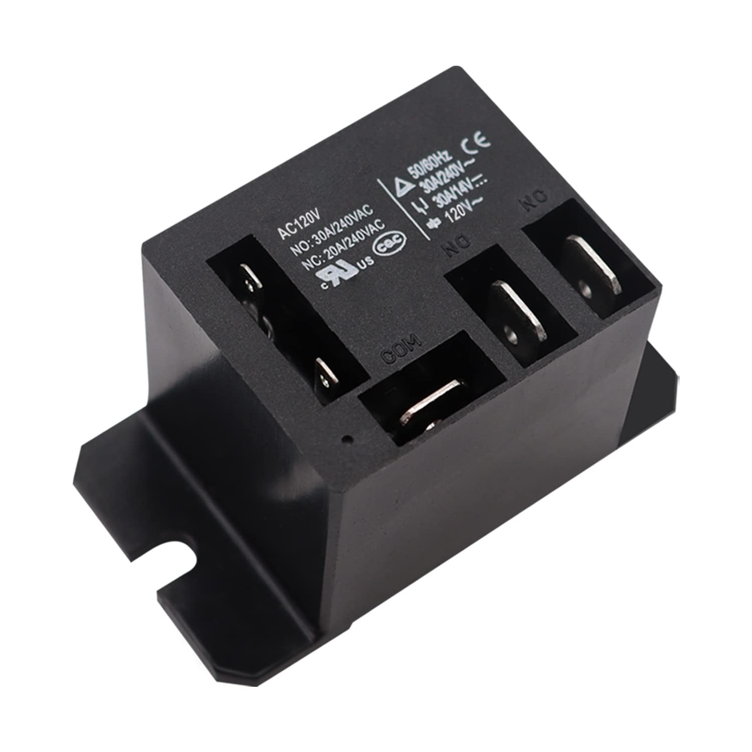Tnisesm Miniature Power Relay AC 120V Coil, 30A SPDT 1NO 1NC 120VAC NT90 -AC120V
